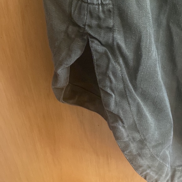 Zara Women Olive button down dress. Size M. - Picture 5 of 5